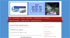 Desktop Screenshot of calvertlibrary.org